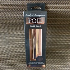 Crafters Companion Foil, 2M Roll, Rose Gold, NIP