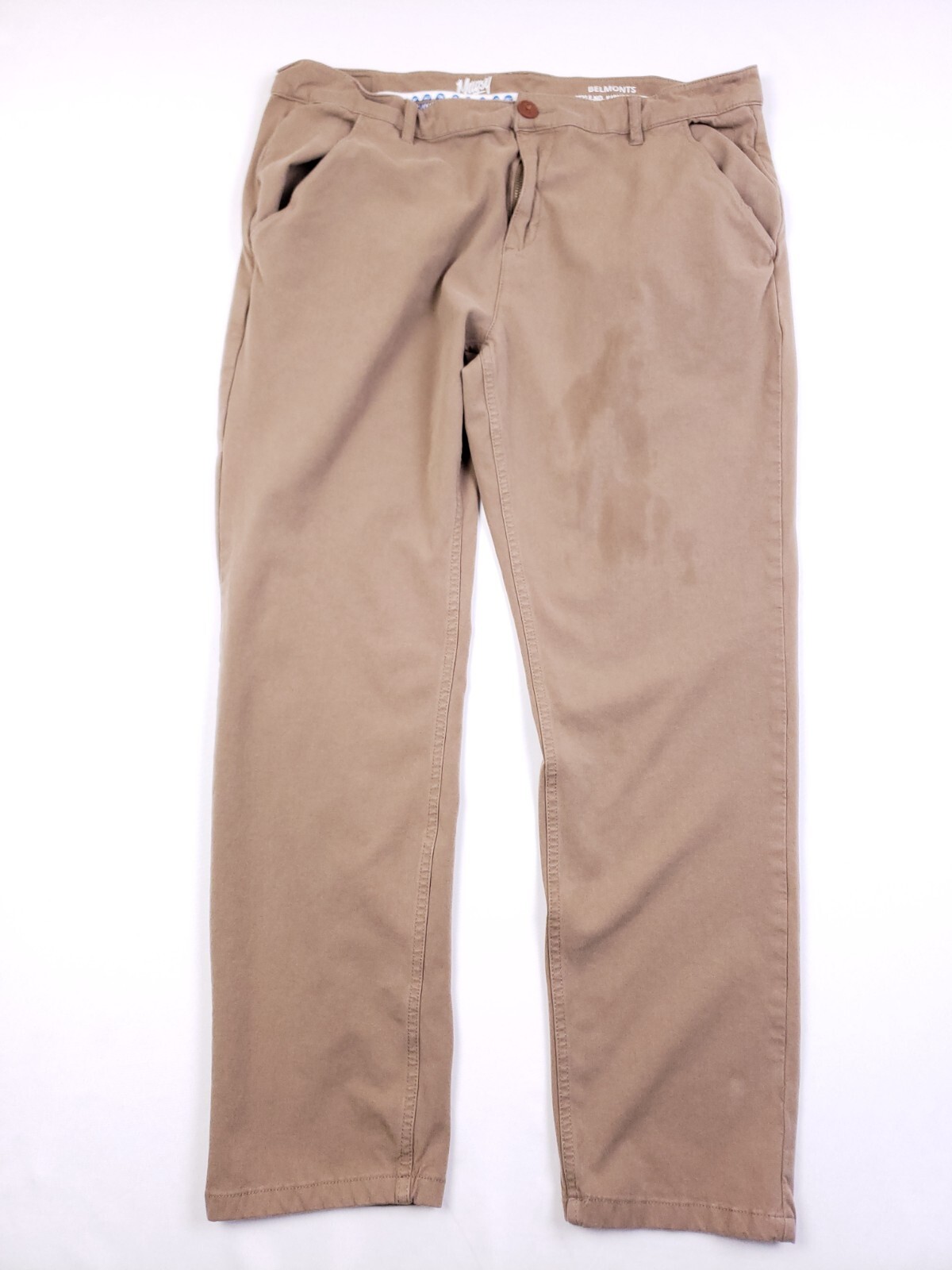 Mugsy Belmonts Pants Mens Tag 40x32 Actual 39x31 Beige Chino