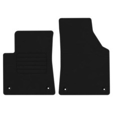 Velours Fußmatten für Jeep Cherokee KL Bj. 2013 - 2023 Passend SCHWARZ VORNE STD