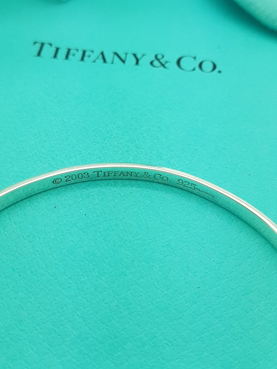 Tiffany & Co. Silver 2003 Rectangle Link and Hook Bracelet, full
