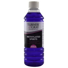 Turner & Gray Methylated Spirits Fuel Burners Camping Stoves Cleaning 500ml