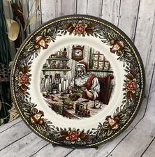 NEW ~ Royal Stafford ~ SANTAS WORKSHOP ~ Christmas 11” Dinner Plate