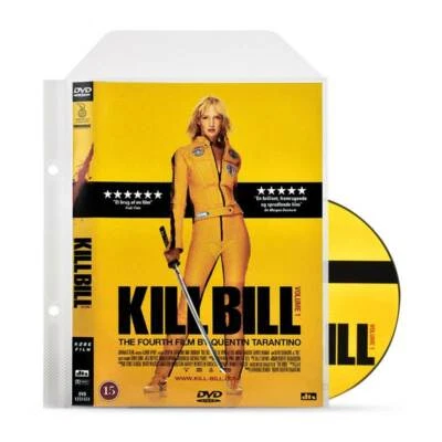 3L DVD Sleeves with Binder Holes for DVD Storage Pack of 100 - For DVD Storage