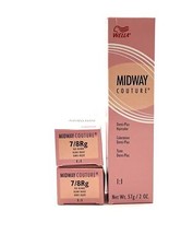 Wella Midway Couture Demi-Plus Haircolor 7/8Rg Red Blonde 2 oz-2 Pack