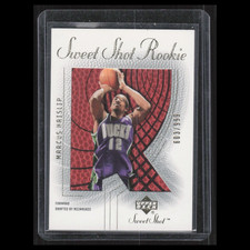 Marcus Haislip Rookie /999 #120 2002 Upper Deck Sweet Spot Milwaukee Bucks Card. rookie card picture