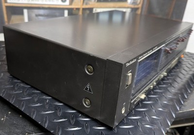 Technics Vintage Graphic Equalizer EQ Sh-8055 Silver Works 12 Band