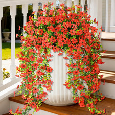Artificial Fake Hanging Flowers Plants for Outdoor Spring Summer Decoration