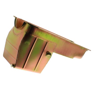 Milodon Oil Pan Steel Gold Iridite 8 qt. Fits Dodge Magnum Sm Block 360 Ram s