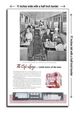 1953 Milwaukee Road Caf Lounge - 11x17 Poster