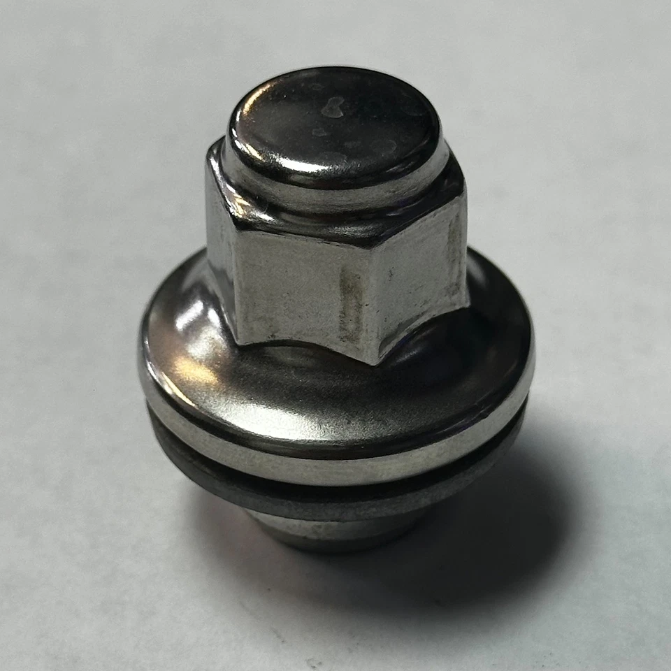 Un Toyota Tundra Sequoia Lexus LX470 LX570 OEM cromo de fábrica 14x1,5 tuerca Foto 2 de 4