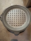 Vintage 13.5" Unmarked Lodge #12 DO MADE IN USA D 12 Cast Iron Dutch Oven Pot