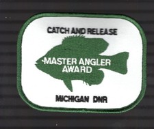 2012 Michigan Master Angler Catch and Release patch - Reproduction