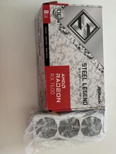 ASRock AMD Radeon RX 7600 Steel Legend OC 8GB GDDR6 Graphics Card