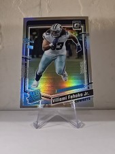 2023 Panini Donruss Optic #229 Viliami Fehoko Jr. Rated Rookie Silver Holo RC