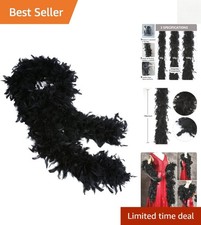 Elegant 2-Yard Chandelle Feather Boa - Perfect for Parties  Performances