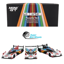 Mini GT 1:64 Porsche 963 Porsche Penske Motorsport 2023 24 Hrs of Le Mans 3 Cars