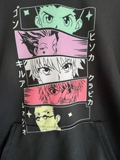 Anime Pullover black Hoodie With No Tag Size Medium