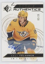 2018-19 SP Retail Rookie Authentics Gold Auto 2/25 Eeli Tolvanen #112 Auto 05nw