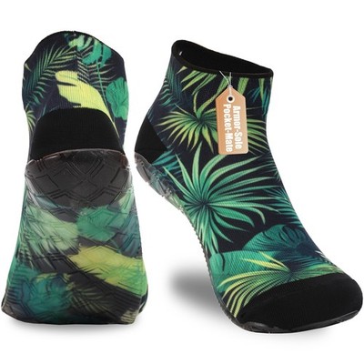 QuickDry Barefoot Beach Socks with AntiSlip Sole for Sand and Water Activities