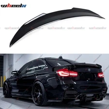 FOR BMW F30 F80 M3 320I 328I 330I GLOSS BLACK PSM STYLE REAR TRUNK SPOILER WING