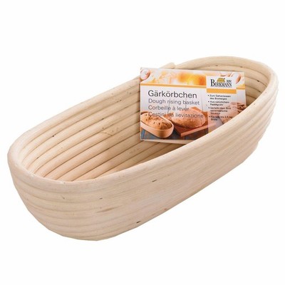 Birkmann Gärkörbchen Länglich Klein Körbchen Gärkorb Brotkorb Peddigrohr 28 cm
