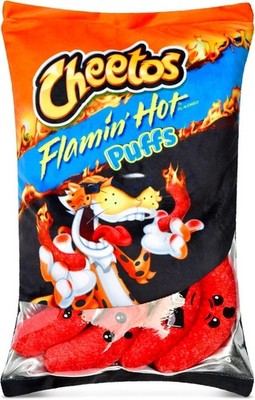 iscream  4720 Cheetos Flamin' Hot Package Fleece Pillow Set  17'' x 11.5''