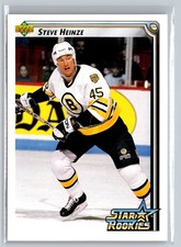 1992-93 Upper Deck #400 Steve Heinze Boston Bruins