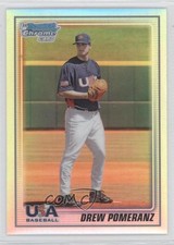 2010 Bowman Chrome USA Team Refractor 315/777 Drew Pomeranz #USA-BC16 0hd6