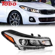 Right Headlight For 2017 2018 Kia Forte Forte5 Halogen Passenger Side W/Blub