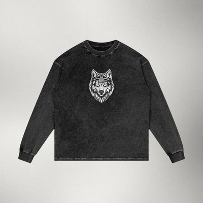Fenrir   Acid Wash Long Sleeve | The Ash Series