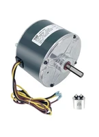 A/C Condenser Fan Motor 1/10HP 1100RPM 208-230V Replace Genteq Carrier NIBSealed