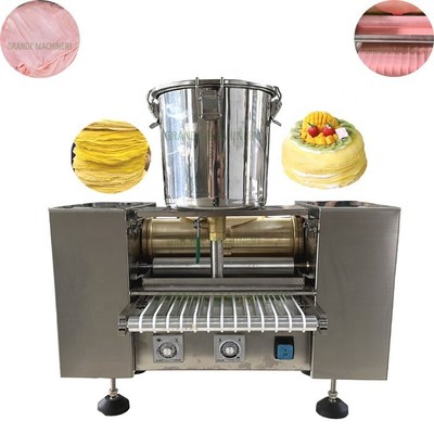 New Commercial Mini Mille Egg Crepe Machine Thousand Layer Cake Pancake Egg Skin
