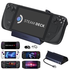 4K 144Hz Steam Deck Dock, 8-in-1 Docking Station for ASUS ROG Ally X/Legion Go/M