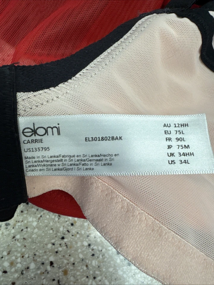 Elomi Sachi Bra Strap 34L Bras LOT OF 4 underwire - Image 3 of 4