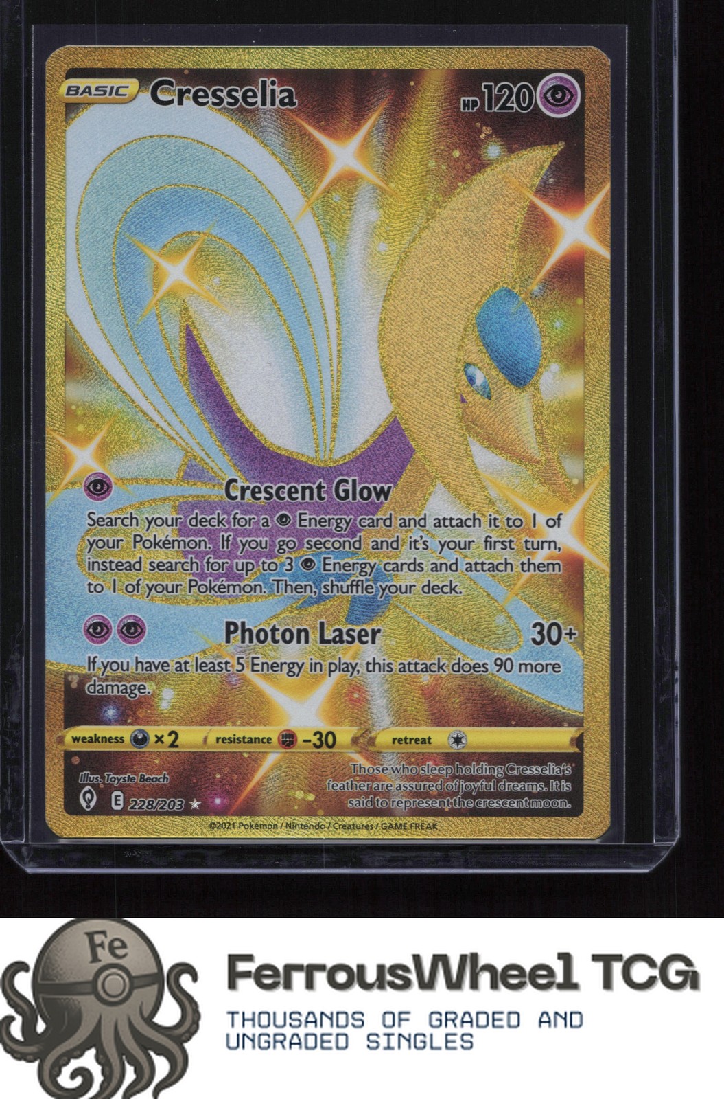 Cresselia (Secret) 228/203 - SWSH07: Evolving Skies - (NM)