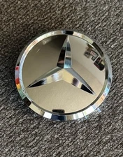 NEW Mercedes-Benz 14” Bundt Wheel Center Cap Chrome R107 W108 W115 W123 W126