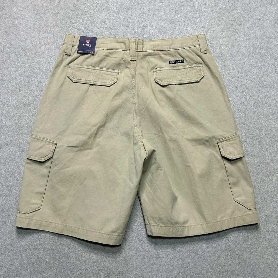 Pantalones Cortos Carga Chaps Para Hombre 32 Caqui 10" Militar Chino Excedente Informal Foto 2 de 4
