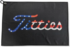 K9King Funny Golf Microfiber Towel - Premium for Bags Small, Usa 