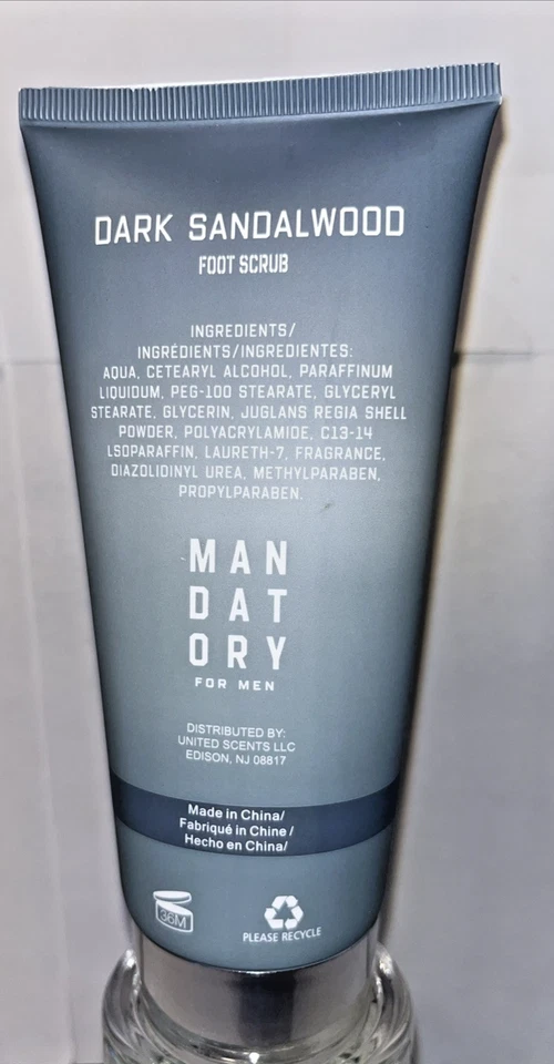 Exfoliante para pies de sándalo oscuro Elemis obligatorio para hombres nuevo 6 oz / 177 ml para hombres difícil de encontrar Foto 3 de 4