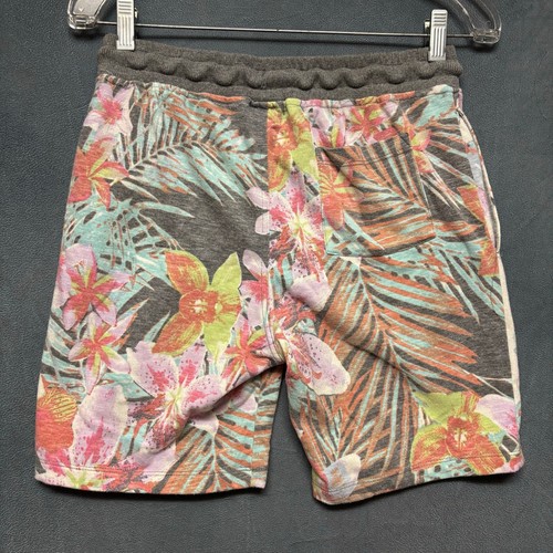 Art Class Sweat Shorts Floral Damask Pastel Thighs Out Summer Pockets Faded - Picture 2 of 9