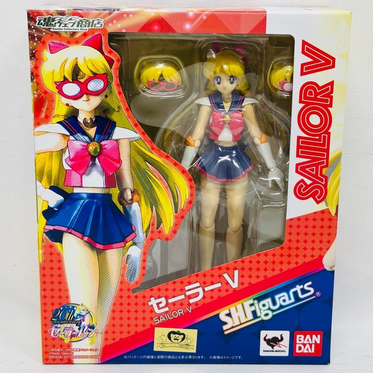 S.H. Figuarts Sailor V Sailor Moon Action Figure Bandai Tamashii Nations Japan