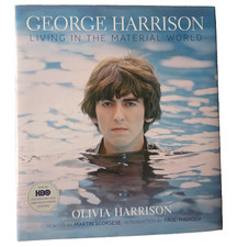 George Harrison Living in the Material World SIGNED Olivia Harrison HCDJ 1st/1st