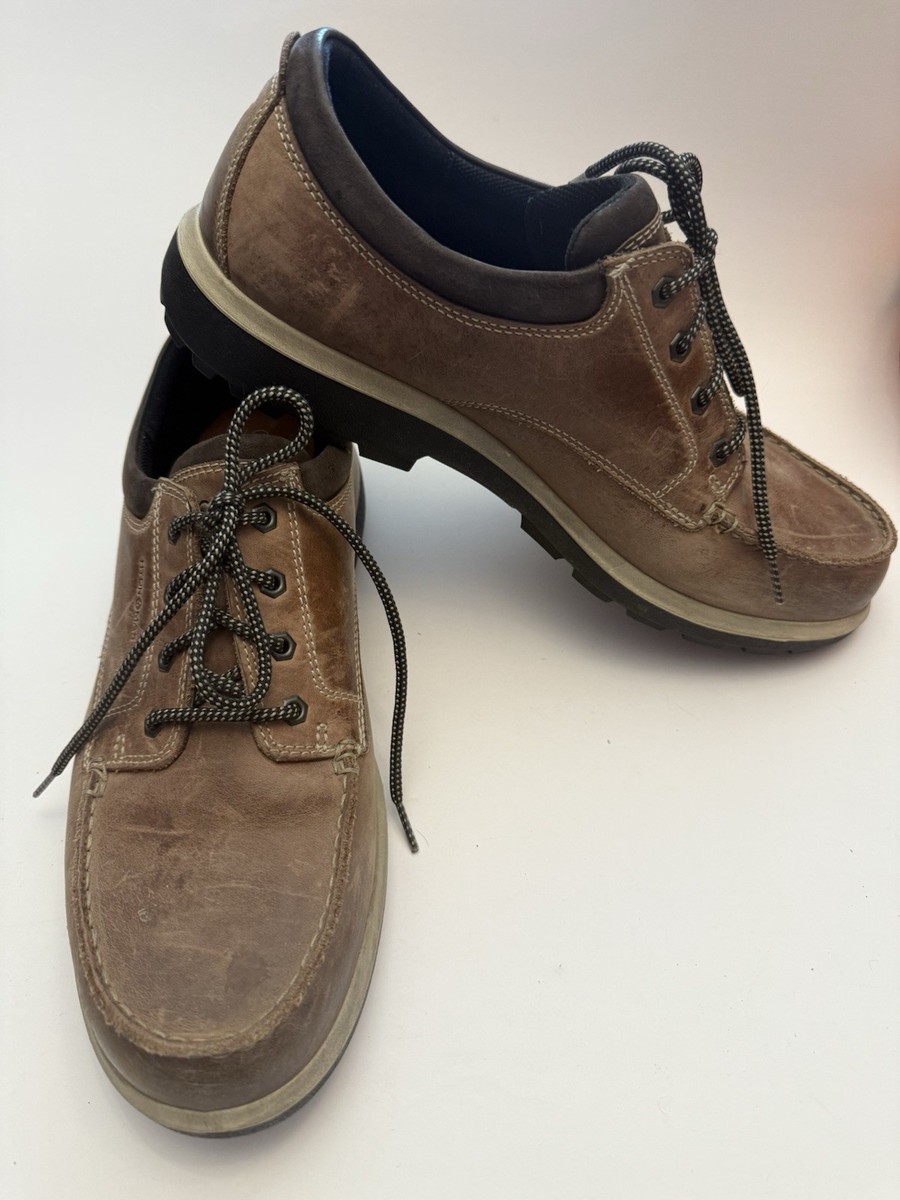 Ecco Hydromax Low Shoes Brown Leather Mens Size EU 46 US 12  display picture 2