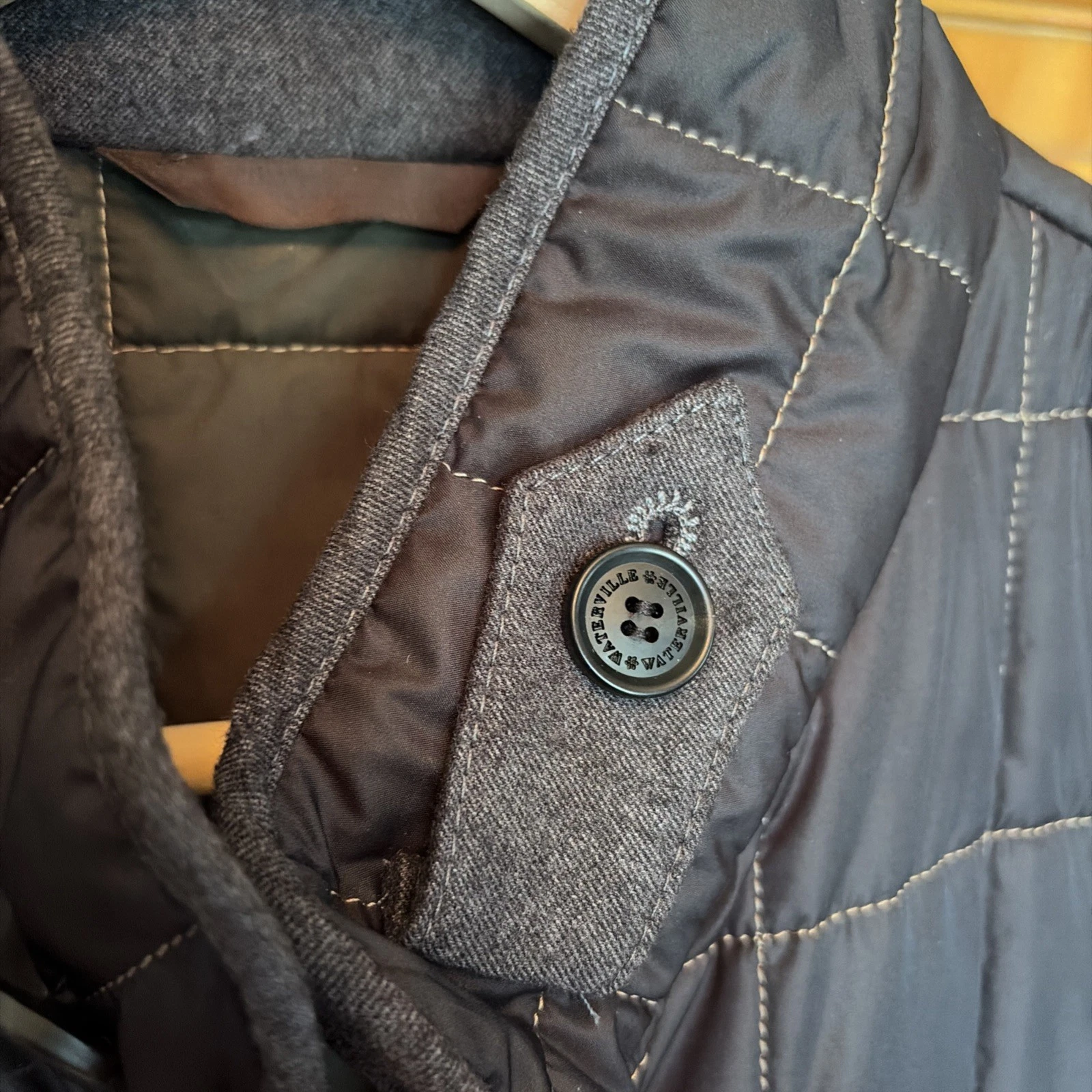 NWOT Men’s Waterville Italy Golf Quilted Vest - Size 52 European Sizing - product detail image 10