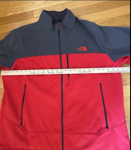 The North Face Mens XXL Apex Bionic Jacket Red Gray Rn 61661 Ca 30516 EUC - Picture 9 of 19