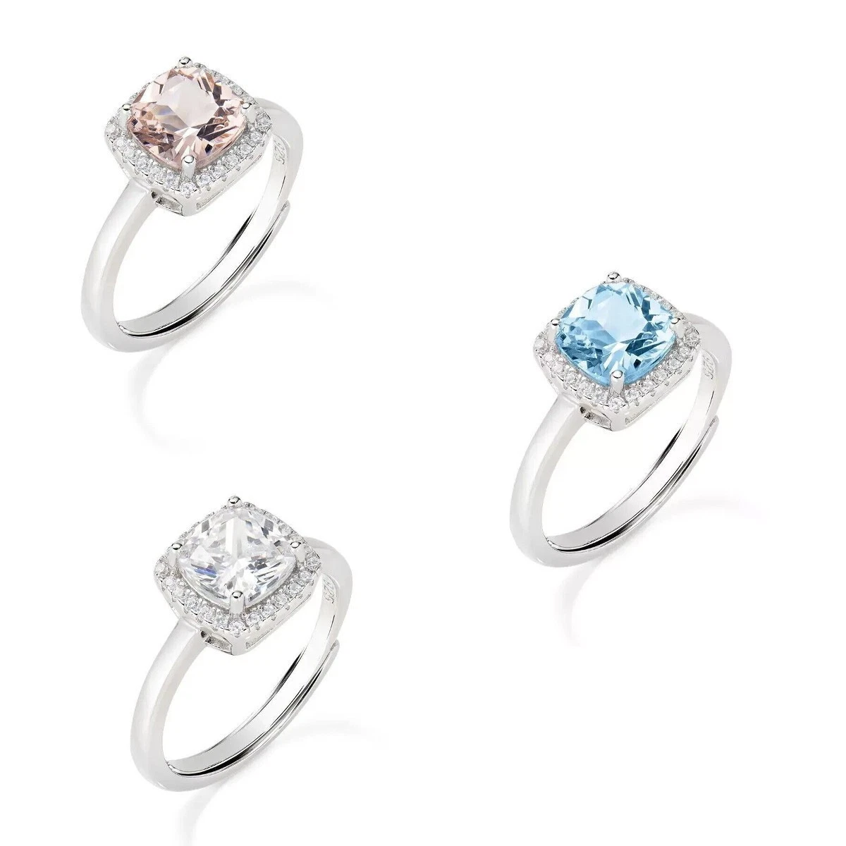 Anello Amen Collection Misura 16 In Argento Sterling 925 - Modello AROB-16, Elegante E Senza Tempo, In Scatola Regalo - 2