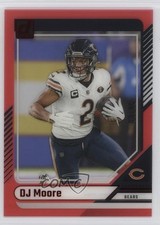 2024 Panini Clearly Donruss Red /99 DJ Moore #11 3do