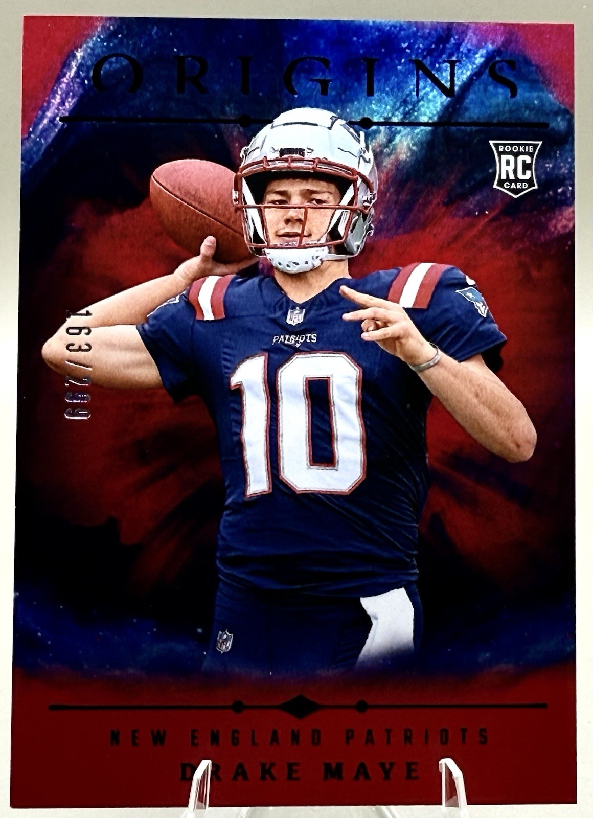 2024 Panini Origins - Rookies Red #145 Drake Maye /299 RC