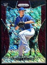 2019 Prizm Rookie Burgundy Shimmer Scott Barlow