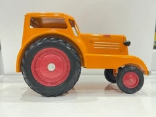 2501 ~ Vintage 1980's Modern Machinery Minneapolis Moline Orange Tractor! Clean!